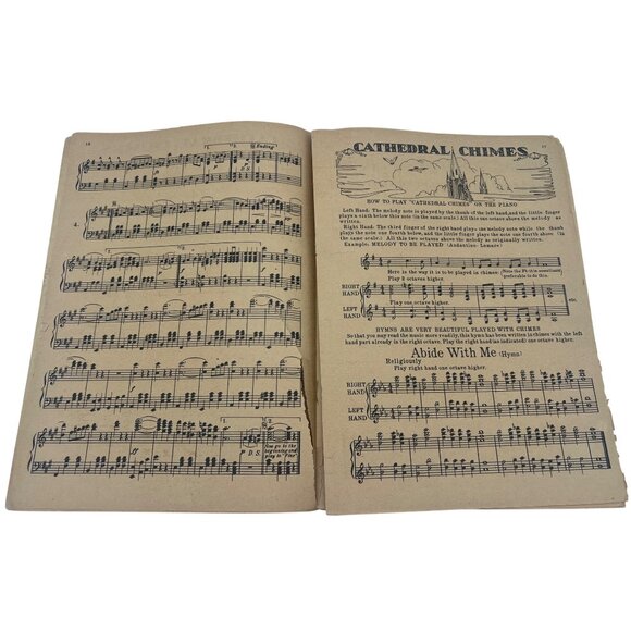 Vintage 1935 & 1936 Sheet Music Books Treasure Chest Homespun & Piano - Picture 4 of 7